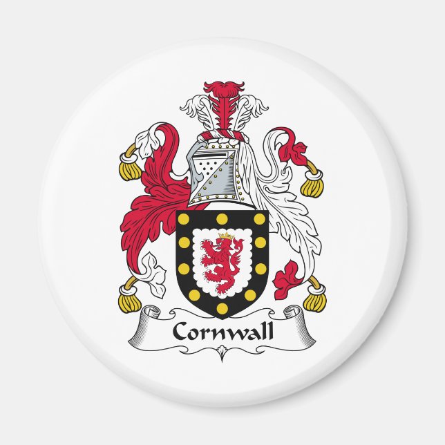 Imán Cornwall Family Crest (Frente)