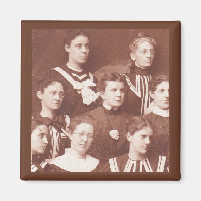 Imán coro femenino de alrededor de 1905 (Frente)