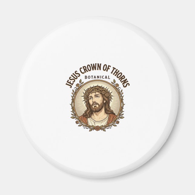 Imán Corona de Espinas de Jesús Corona de Espinas Botán (Frente)
