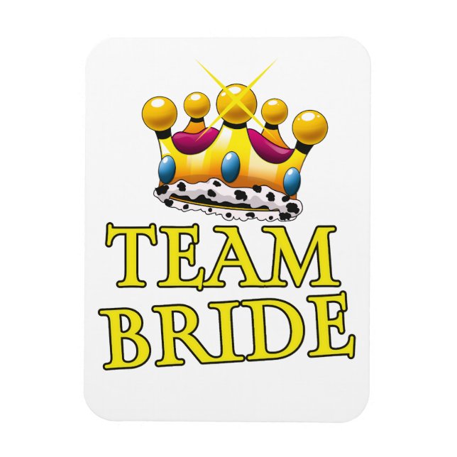 Imán Corona de novia de equipo (Vertical)