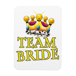 Imán Corona de novia Team Bride