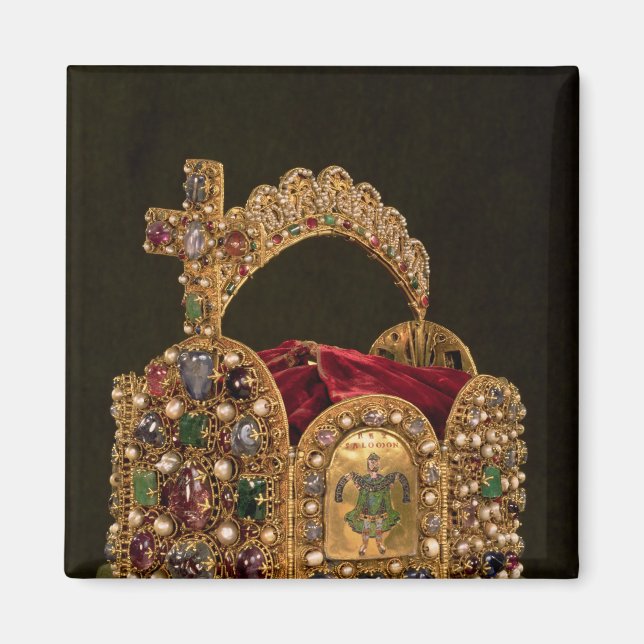 Imán Corona Imperial hecha para la coronación de Otto (Frente)