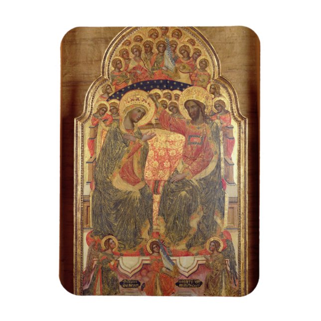 Imán Coronación de la Virgen, 1372 (Vertical)