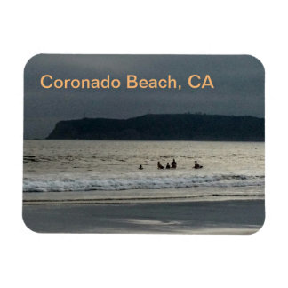 Imán Coronado Beach California Photo Magnet