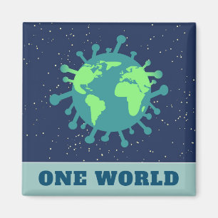 Imán Coronavirus Un Mundo Todo Esto Juntos