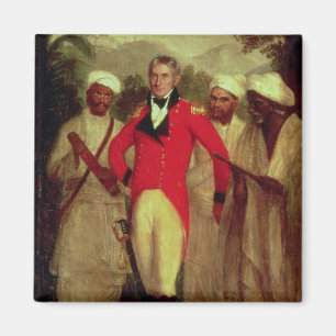 Imán Coronel Colin Mackenzie y sus pandits indios