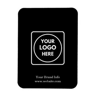 Imán Corporativo Negro   Profesional Personalizado