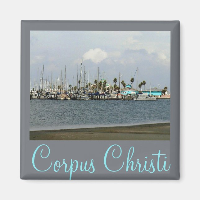 Imán Corpus Christi, Texas Marina (Frente)