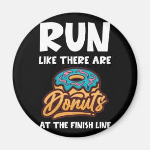 Imán Corre Como Si Hubieran Donuts En La Maratón Final