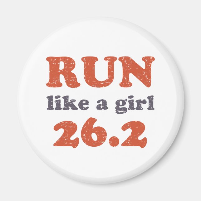 Imán Corre como un chica 26.2 (Frente)