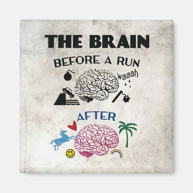 Imán Corre el cerebro (Frente)