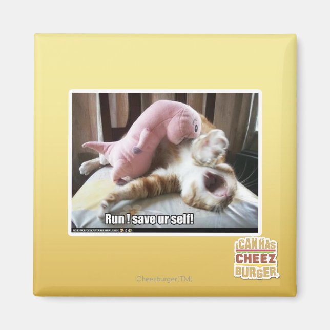 Imán ¡Corre! ¡Sálvate! (Frente)