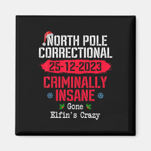 Imán Corrección del Polo Norte Criminalmente demente se