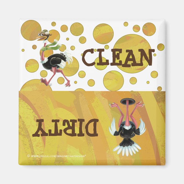 Imán Corredor de avestruz del desierto (Frente)