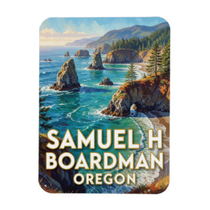 Imán Corredor Escénico Estatal Samuel H Boardman — Oreg
