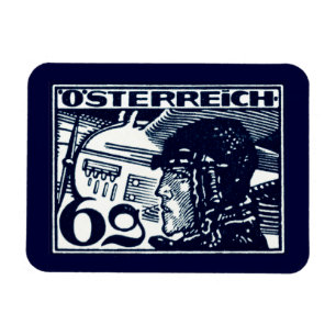 Imán Correo aéreo austriaco de 1925