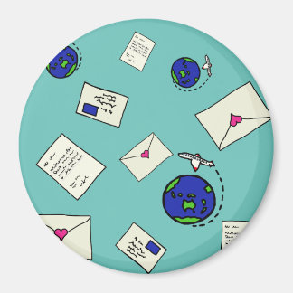 Imán Correo alrededor del mundo