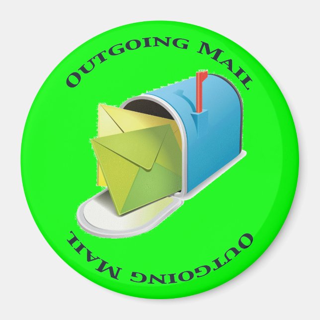 Imán Correo saliente (Frente)