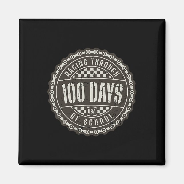 Imán Corriendo a través de 100 días de escuela - Dir de (Frente)