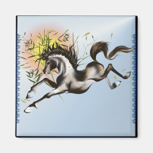 Imán corriente del caballo