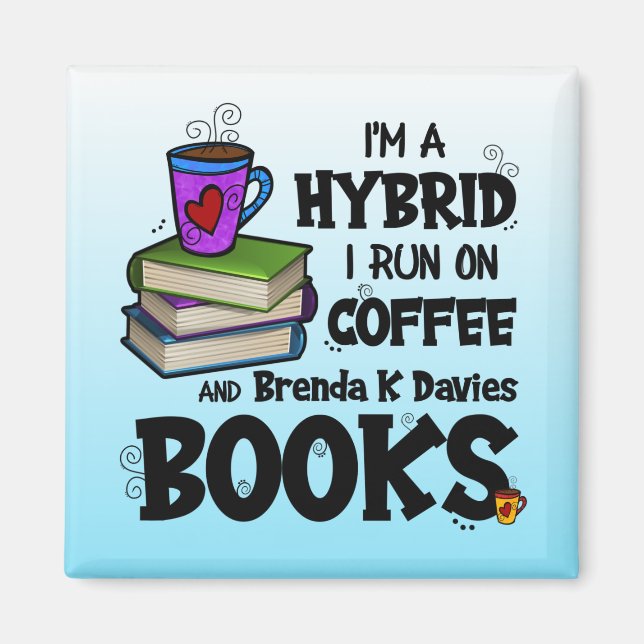 Imán Corro en los libros de café y Brenda K Davies (Frente)