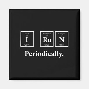 Imán Corro periódicamente ciencia Nerd Teacher Runner C