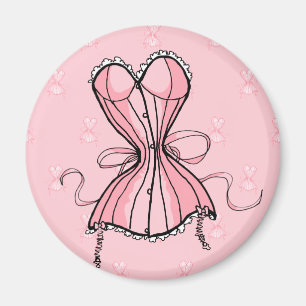 Imán Corsé Rosa Retro
