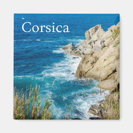Imán Corsica Coast France Souvenir