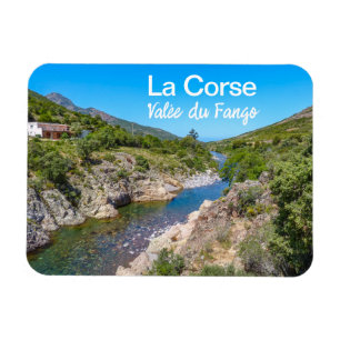 Imán Corsica France Fango Valley Souvenir