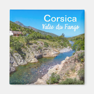 Imán Corsica France Vallée du Fango Souvenir