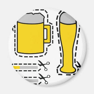 Imán cortar cerveza y cigarrillos