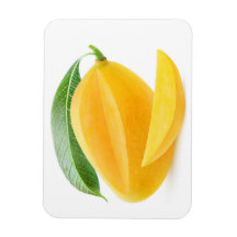 Cortar mango amarillo