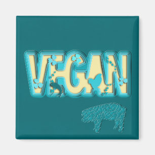 Imán Corte de papel vegano