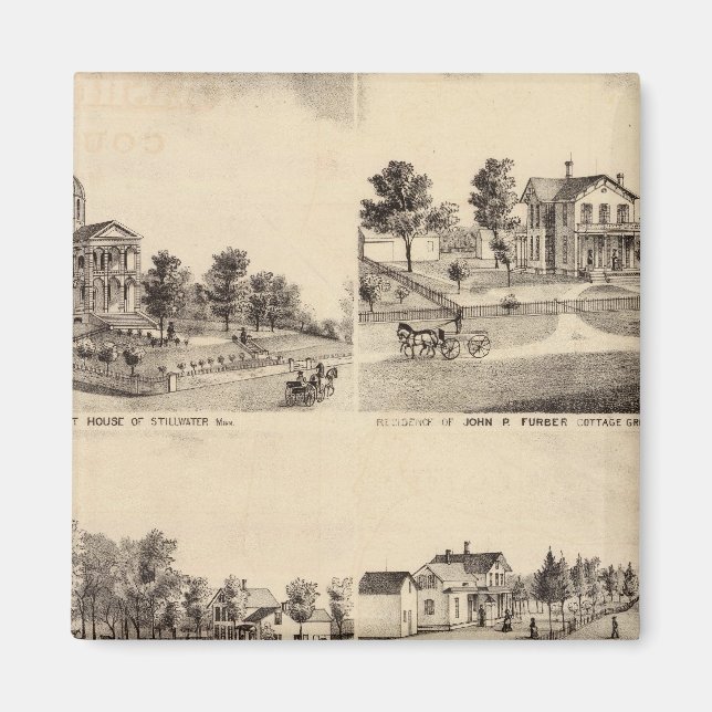 Imán Corte de Stillwater, Minnesota (Frente)