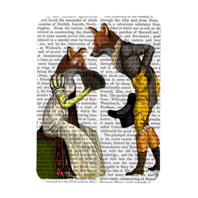 Imán Cortejando zorros (Vertical)