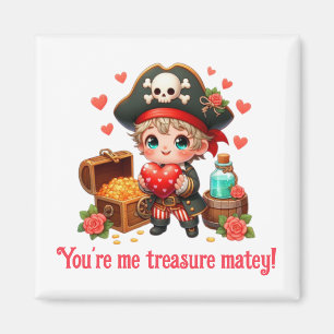 Imán Corto El día de San Valentín pirata