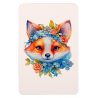 Corto Naranja Fox con corona floral