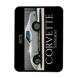 Imán Corvette Brillante Blanco '75