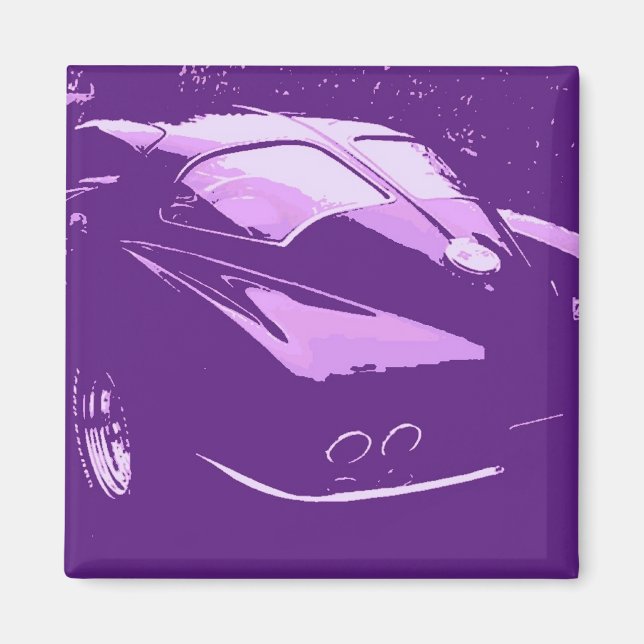 Imán Corvette Classic/Purple (Frente)