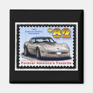 Imán Corvette de la edición especial 1982