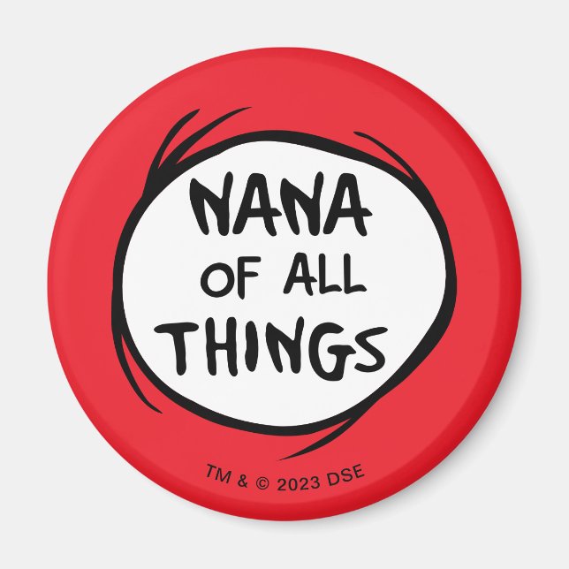 Imán Cosa Uno Cosa Dos - Nana de todas las cosas (Frente)
