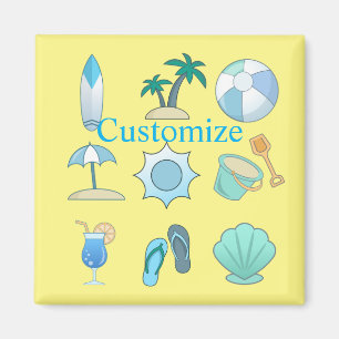 Imán Cosas de vida en la playa Thunder_Cove