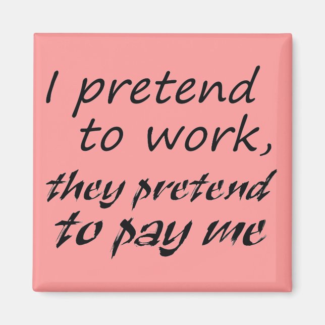 Imán Cosas divertidas imanes de refrigerador humor rega (Frente)