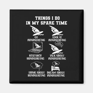 Imán Cosas que hago en mi tiempo libre de windsurfing a
