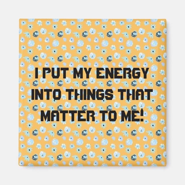 Imán Cosas que importan (Frente)