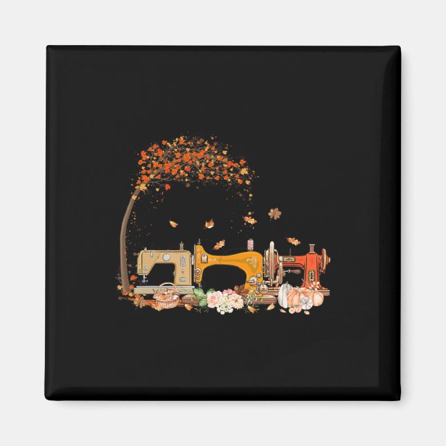 Imán Cosecha de máquina de coser de coser de la fundici (Frente)