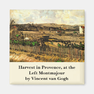Imán Cosecha en Provenza Montmajour de Vincent van Gogh