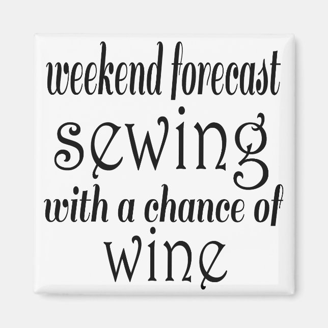 Imán Coser y vino (Frente)