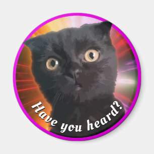 IMÁN COSMIC KITTY BUDDY CLASSIC ROUND PEGATINA