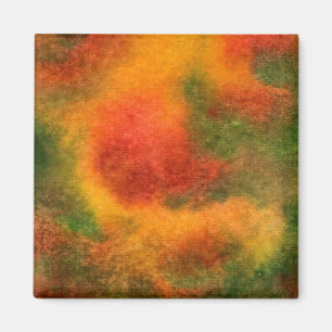 Imán "Cosmos Amarillo" Revista de arte abstracto